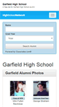 Mobile Screenshot of garfieldhighschoolalumni.com